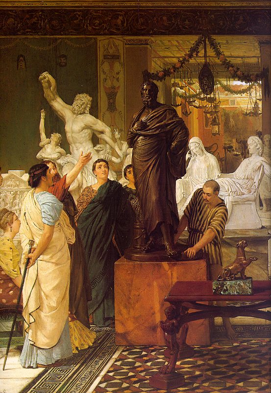 Alma Tadema A Sculpture Gallery